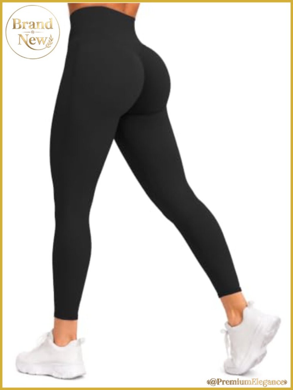 High Waisted Butt Scrunch Leggings with Pockets Tummy Control